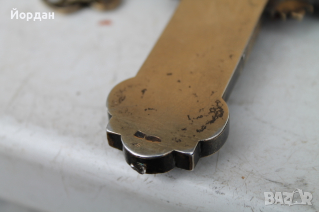 Сребърен епископски кръст с позлата, снимка 14 - Други ценни предмети - 44843604