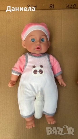 Реалистично говорещо бебе с аксесоар шише, снимка 9 - Кукли - 51879760
