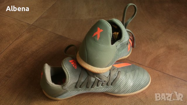 Adidas Ndoor X 19.3 IN J Soccer Shoes Размер EUR 37 1/3 / UK 4 1/2 детски за футбол в зала 187-13-S, снимка 10 - Детски маратонки - 43050615