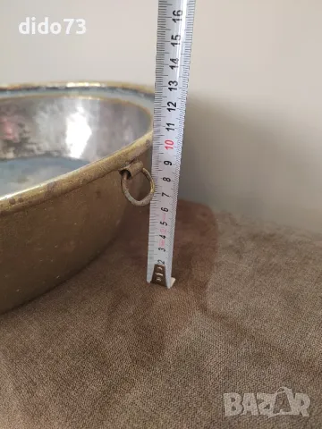 Стара тава с дръжки., снимка 2 - Антикварни и старинни предмети - 48611241