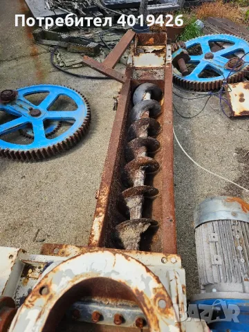 шнек с редуктор и подаваща клапа, снимка 9 - Други машини и части - 50061409