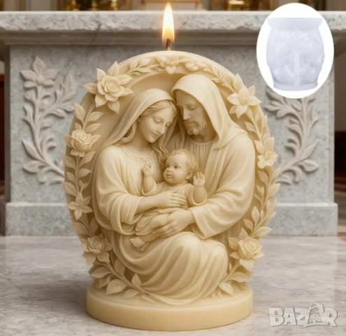 Молд светото семейство яйце (7), снимка 2 - Форми - 53088687