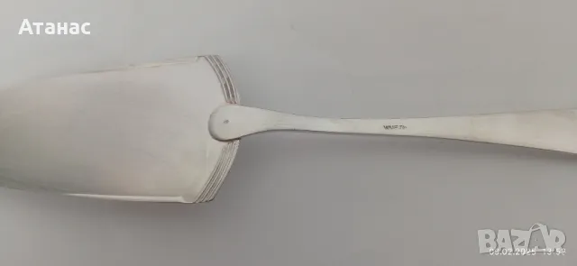 Посребрена лопатка "WMF" за торта, снимка 3 - Прибори за хранене, готвене и сервиране - 49039793