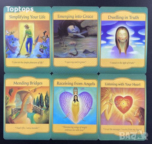 Оракул таро карти:  Sacred Traveler Oracle & Gateway Oracle & Sacred Forest, снимка 5 - Други игри - 36812526