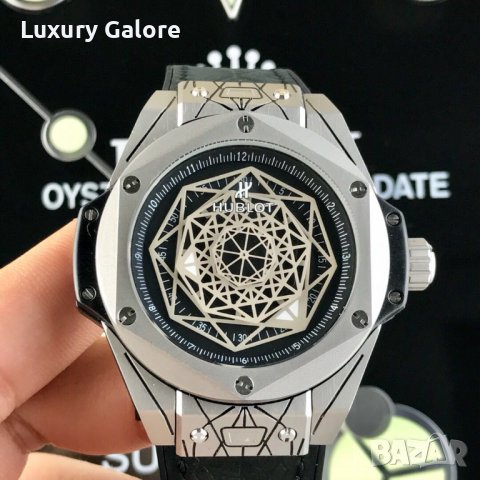 Мъжки часовник Hublot Big Bang Sang Bleu Silver с автоматичен механизъм, снимка 2 - Мъжки - 39334378