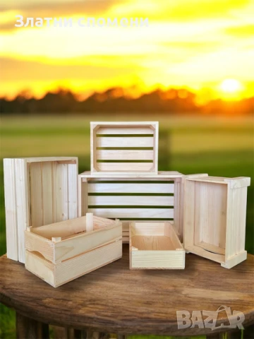 Ръчно изработени дървени касетки