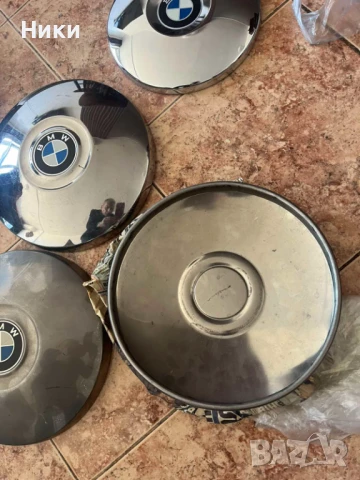3 бр. метални тасове + 3 бр.рингове около тасовете за БМВ,BMW 1800 1967г., снимка 5 - Аксесоари и консумативи - 51070734