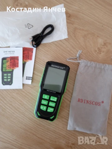 Rdinscos EMF meter rd637 -3в1 детектор , снимка 5 - Други инструменти - 51032449