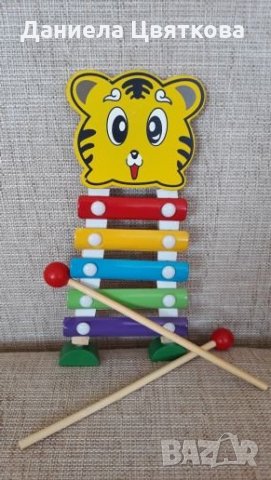 Детски дървен ксилофон, снимка 5 - Образователни игри - 26742993