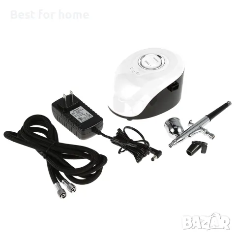 Аерограф за грим, маникюр, сладкарство, декорация акумулаторен BT 19B, снимка 12 - Друго оборудване - 48840385