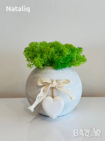 Декорации от скандинавски мъх, снимка 6 - Декорация за дома - 53307440