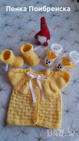 Бебешки елечета и терлички. , снимка 12 - Комплекти за бебе - 43839888