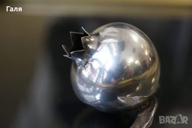 Сребърна миниатюра "Нар", снимка 2 - Други - 38204186