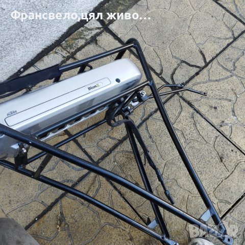 Батерия с багажник за електрически велосипед колело bionx състояние незнайно , снимка 3 - Части за велосипеди - 43955404