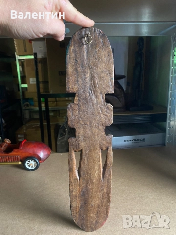 Ръчно изработен дървен ТОТЕМ, снимка 4 - Антикварни и старинни предмети - 51952146