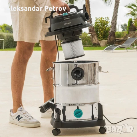 прахосмукачка Cecotec Conga Rockstar Wet & Dry Steel Pro. , снимка 9 - Прахосмукачки - 50864097