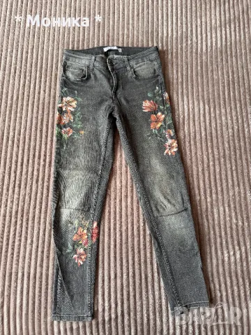 Сиви дънки Zara