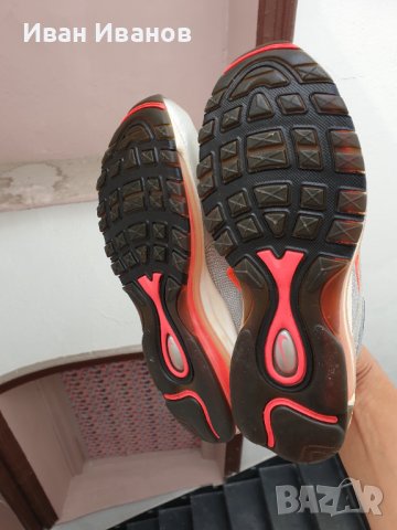 оригинални маратонки  Nike Air Max '97 сребристи/розови  номер 40,5, снимка 5 - Маратонки - 37312877