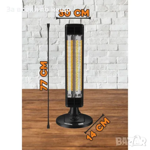 Електрически радиатор Hausberg HB-8565NG, 1000W, снимка 2 - Други инструменти - 47780580