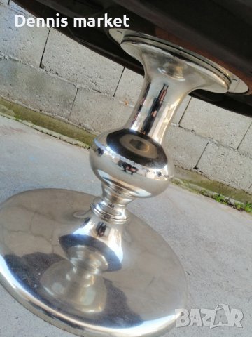 Кръгла маса от естествено дърво, снимка 5 - Маси - 39118361