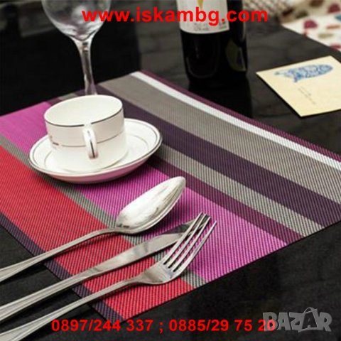 Подложки за сервиране - код 1997, снимка 6 - Покривки за маси - 26899803
