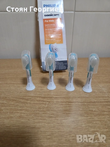 4 броя резервни глави за електрическа четка за зъби Philips Sonicare For Kids. , снимка 2 - Други стоки за дома - 53125747