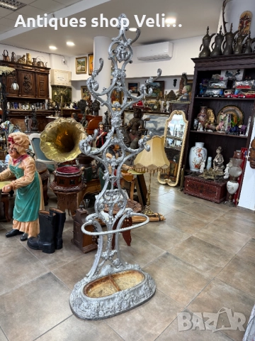  Френска закачалка за дрехи и чадъри 19В. №7621  , снимка 4 - Антикварни и старинни предмети - 52469248