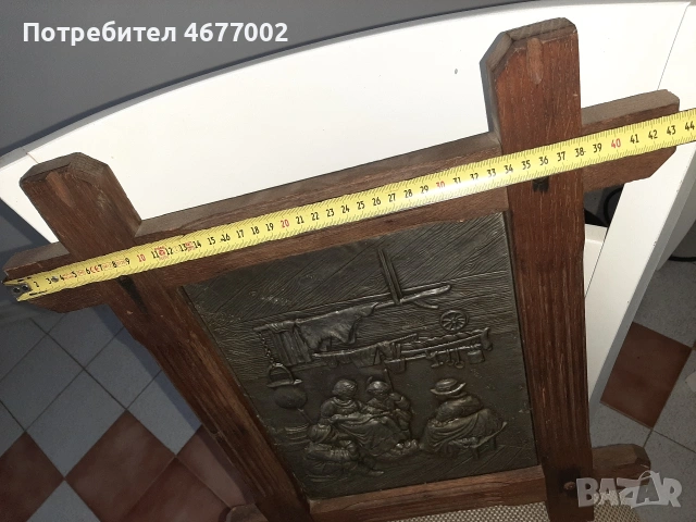 калаена картина, снимка 4 - Антикварни и старинни предмети - 53517874