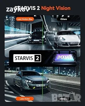 Адаптивна водоустойчива камера за задно виждане Vantrue с нощно виждане Starvis 2

, снимка 2 - Друга електроника - 49619128