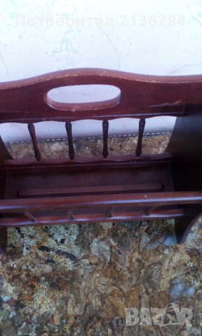 Стойка за вестници, снимка 3 - Антикварни и старинни предмети - 37278579