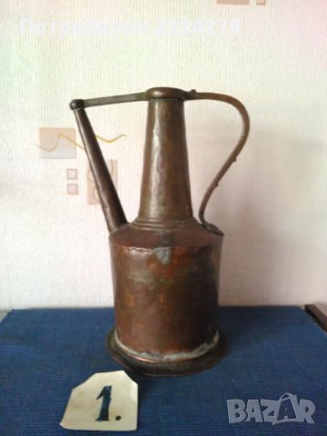 ИБРИК стари съдове за течности,ръчно изковани и орнаментирани., снимка 3 - Антикварни и старинни предмети - 37804914
