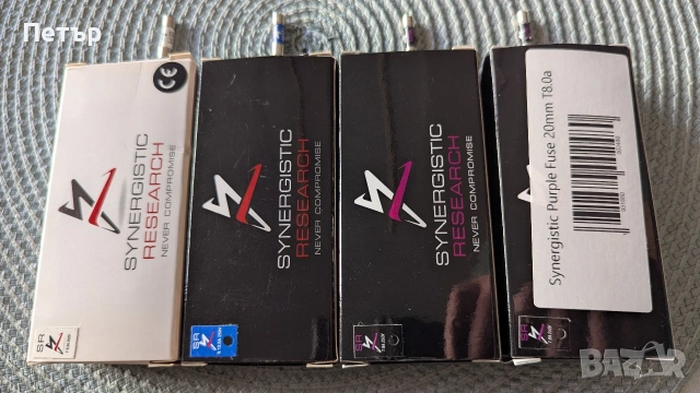 Synergestic Research Quantum Fuse Purple Blue Red HiFi Бушони