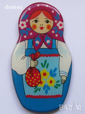Автентичен магнит-матрьошка от Русия-серия, снимка 4 - Други ценни предмети - 28685657