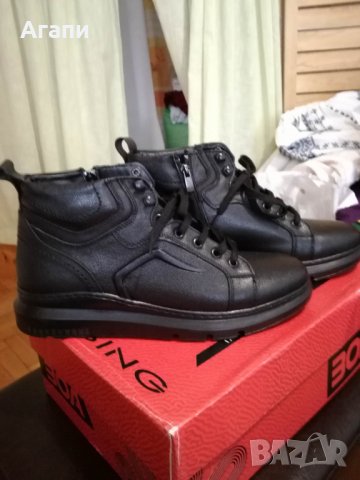 Мъжки боти "Boa" от естествена кожа нови № 41, снимка 4 - Мъжки боти - 39647795