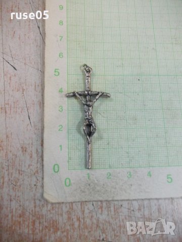 Кръст метален с разпятието - 3,37 гр.