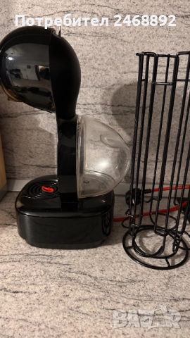 Поставка за 24 капсули Dolce Gusto, Вертикален, Черен, 32x11см, снимка 4 - Кафемашини - 52494835