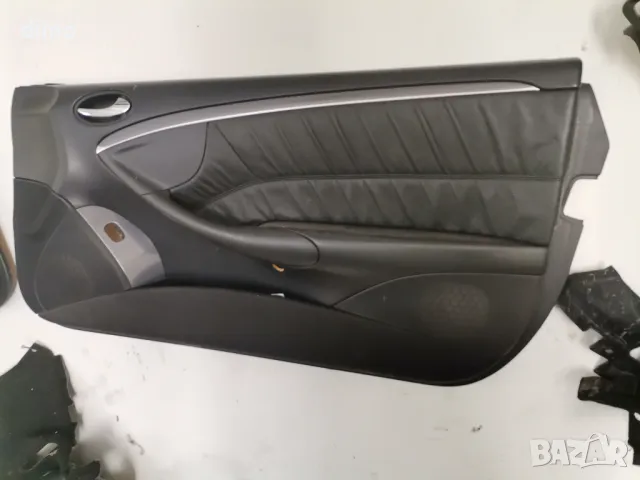 кори врати за Mercedes CLK W209 Cabrio кожени черни кабриолет, снимка 4 - Части - 48884798