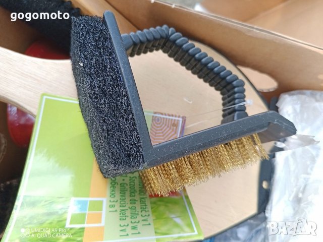 Нова медна телена четка за барбекю, скара, BBQ , снимка 2 - Газови котлони - 40038778