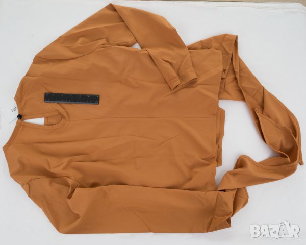Дамска блуза цвят камел марка Kabelle - 2XL, снимка 4 - Блузи с дълъг ръкав и пуловери - 37162206