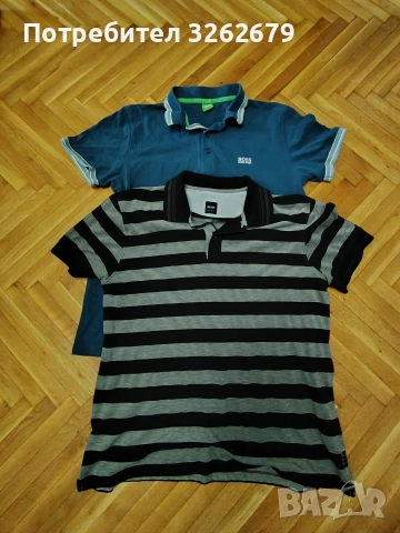 Hugo Boss 2 броя оригинални тениски размер М общо 35лв , снимка 5 - Тениски - 52974876