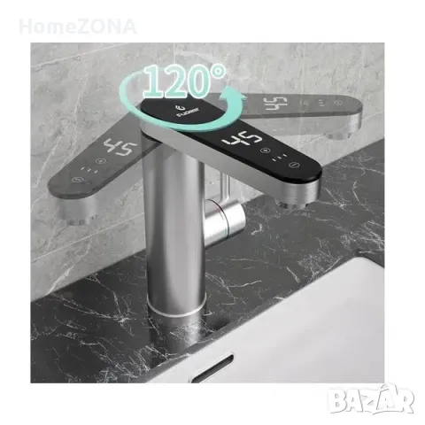 Проточен смесител FUDEER, с дисплей и сензорни бутони, снимка 3 - Смесители - 49446156