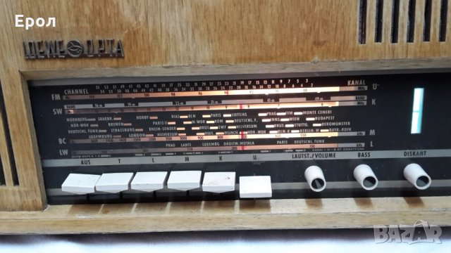 LOEWE OPTA-Moderna-Старо колекционерско лампово радио, снимка 3 - Антикварни и старинни предмети - 27502205