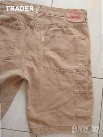 армейски карго панталони шорти бермуди Levi's Carpenter, снимка 4 - Къси панталони - 33659367