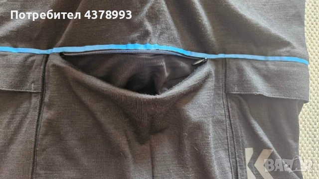 Блуза с мериносова вълна, Kalf, M/L, снимка 9 - Блузи - 50823966