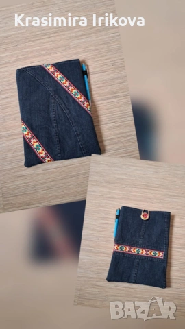  Дънкови калъфи за таблет, снимка 6 - Чанти - 53216153