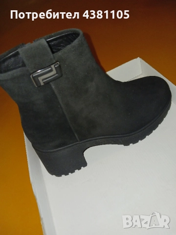 Боти от естествена кожа, снимка 3 - Дамски боти - 52056357