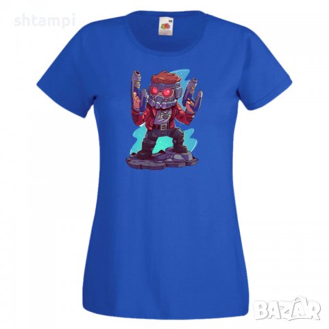 Дамска тениска Marvel Star Lord Игра,Изненада,Подарък,Геймър,, снимка 4 - Тениски - 36785950