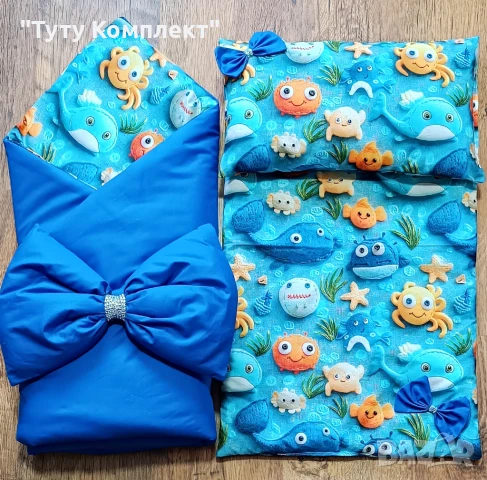 Порт бебе с подложка и възглавница , снимка 3 - Спално бельо и завивки - 37966154