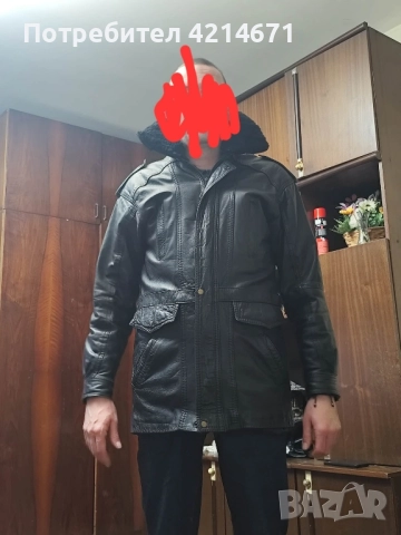 Мъжко яке от естествена кожа 