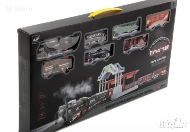 ПЪТНИЧЕСКИ ВЛАК С РЕЛСИ И ГАРА, снимка 5 - Конструктори - 48273275